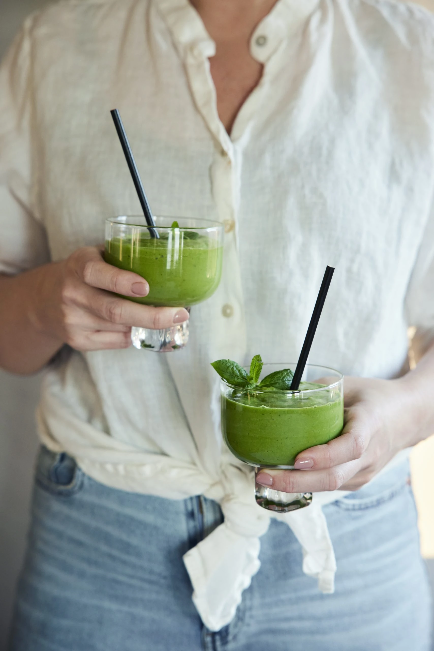 Green asian smoothie